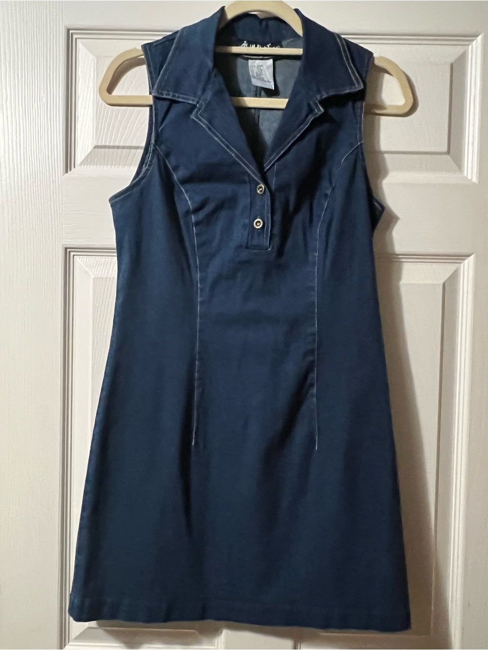 All That Jazz Sleeveless Jean Dress